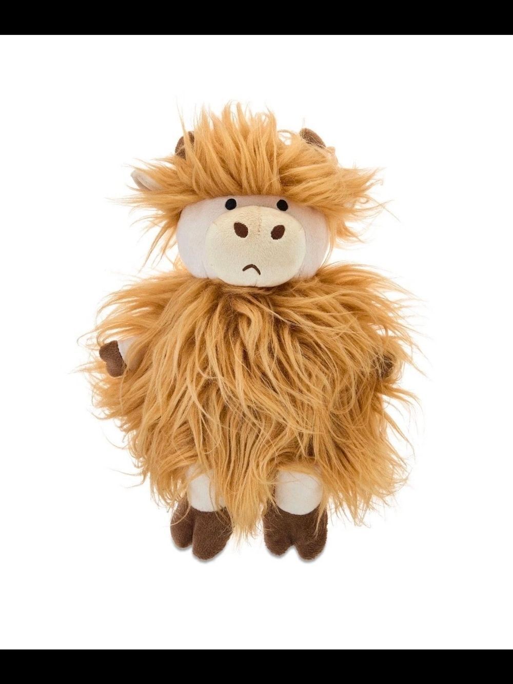 Way To Celebrate 2026 Limited Edition Medium Fancy Furry Cow Brown Plush 14" NEW